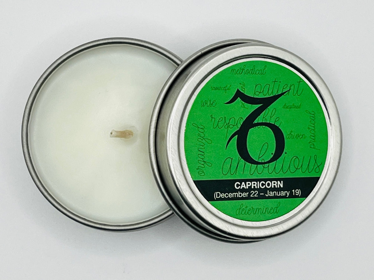 Capricorn- ( Frankincense & Pale Blue Iris) Available in 1 oz ($4.95) and 4 oz ($8.95) sizes