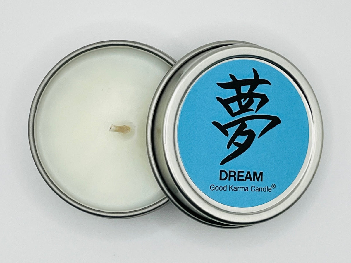 Dream ( Hinoki Amber & Vanilla Lavender)  Available in 1 oz ($4.95) and 4 oz ($8.95) sizes
