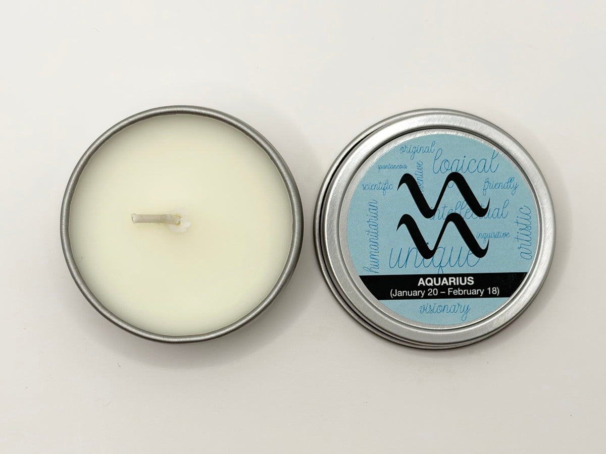 Aquarius  ( Soft Lavender & White Sage)  Available in 1 oz ($4.95) and 4 oz ($8.95) sizes