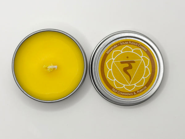 Third Chakra – Yellow – Solar Plexus – Manipura  Available in 1 oz ($4.95) and 4 oz ($8.95) sizes