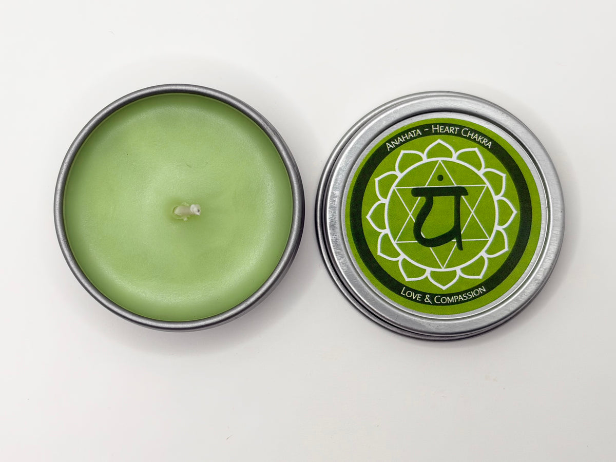 Fourth Chakra – Mint Green- Heart- Anahata  Available in 1 oz ($4.95) and 4 oz ($8.95) sizes