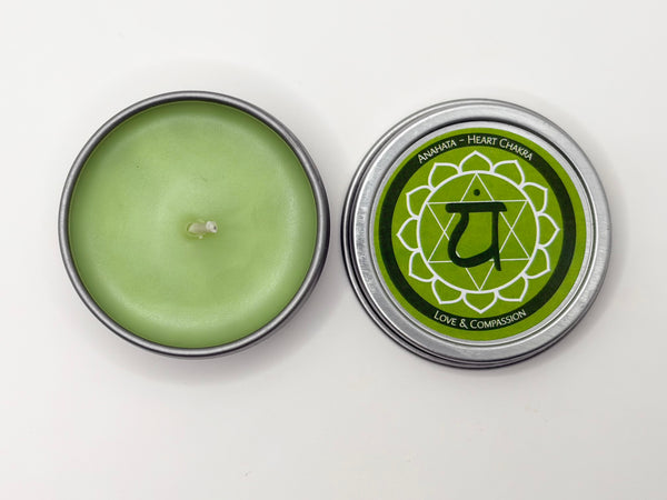 Fourth Chakra – Mint Green- Heart- Anahata  Available in 1 oz ($4.95) and 4 oz ($8.95) sizes