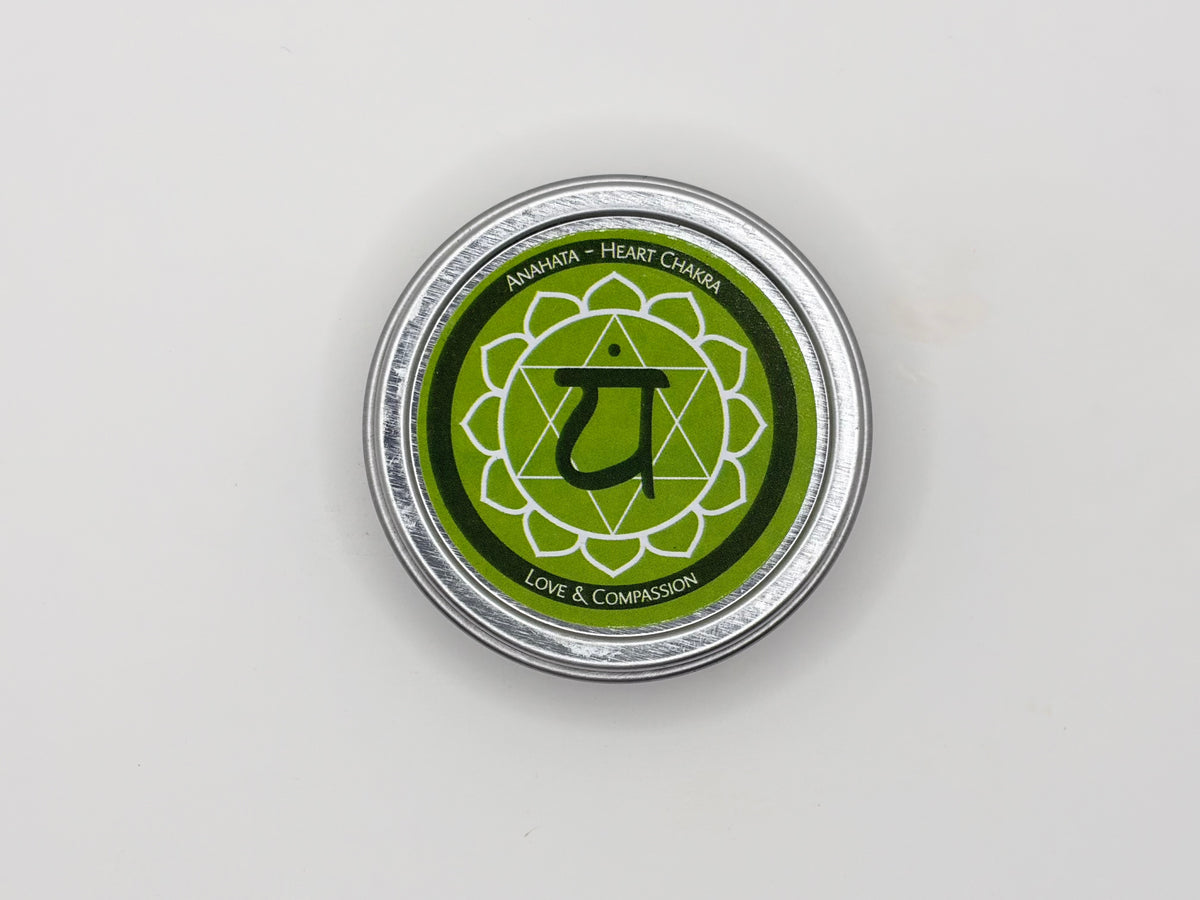 Fourth Chakra – Mint Green- Heart- Anahata  Available in 1 oz ($4.95) and 4 oz ($8.95) sizes