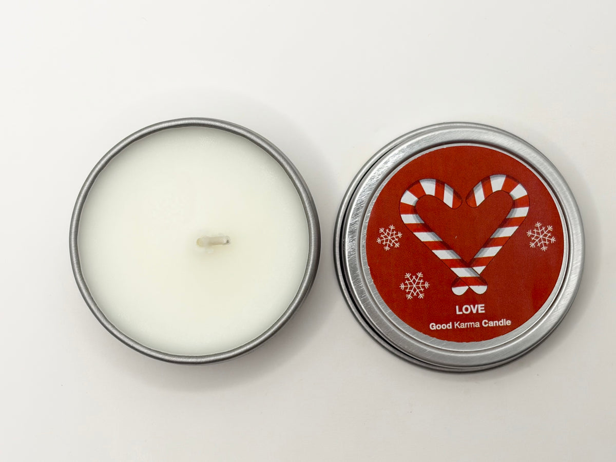 Love (Peppermint Twist)  Available in 1 oz ($4.95) and 4 oz ($8.95) sizes