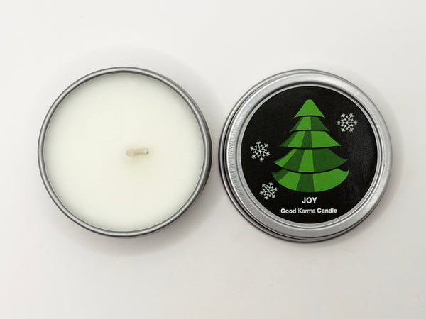 Joy (Fraser Fir) Available in 1 oz ($4.95) and 4 oz ($8.95) sizes