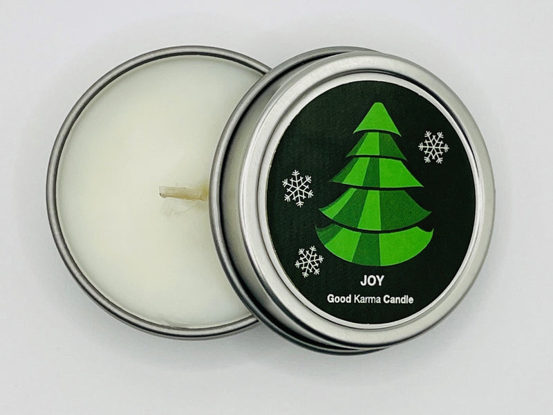 Joy (Fraser Fir) Available in 1 oz ($4.95) and 4 oz ($8.95) sizes
