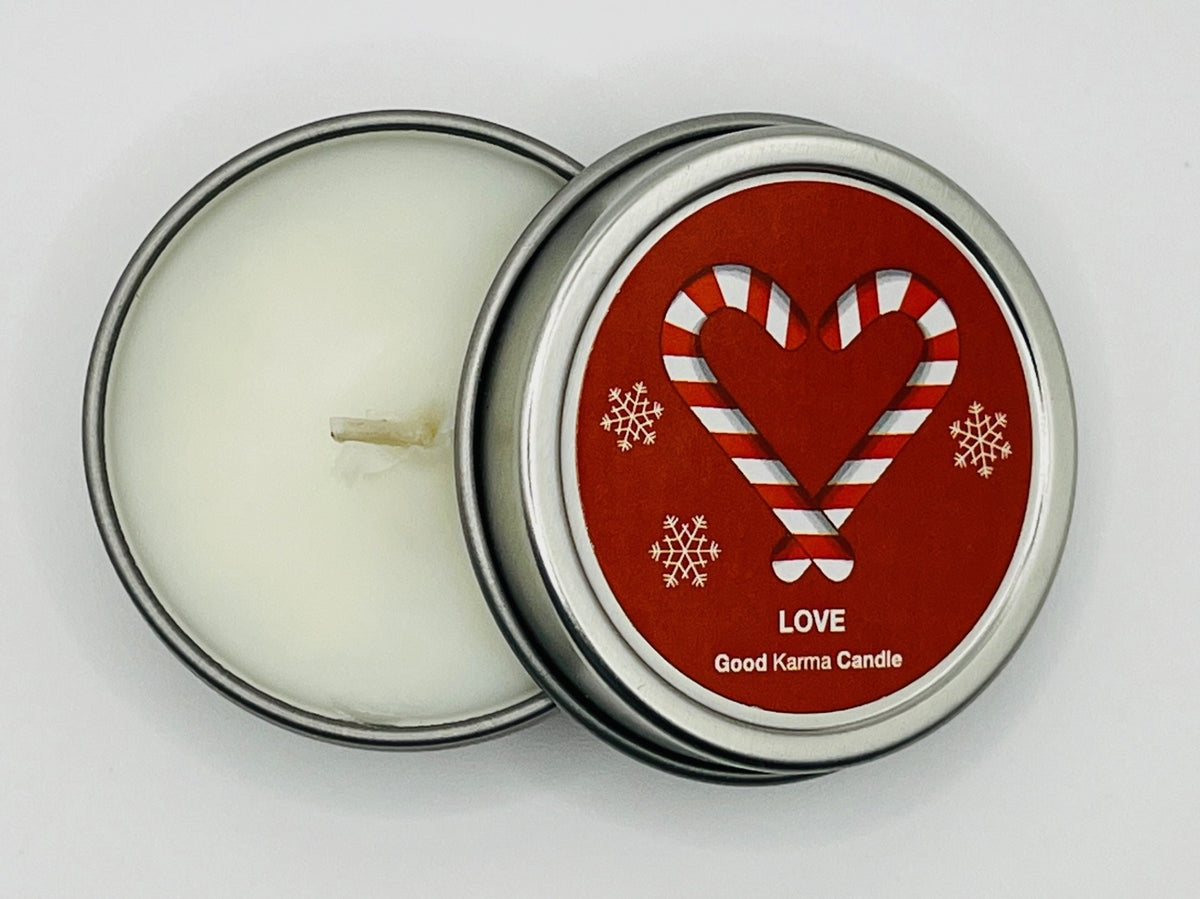 Love (Peppermint Twist)  Available in 1 oz ($4.95) and 4 oz ($8.95) sizes