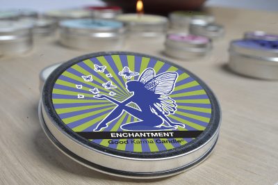 Enchantment- Fairy with Butterflies ( Angel Wing Jasmine & Bergamot Woods)  Available in 1 oz ($4.95) and 4 oz ($8.95) sizes